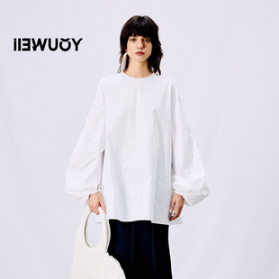 Y1625104 衬衫 YOUWEI有尾2025春夏新品 后系带A型泡泡袖