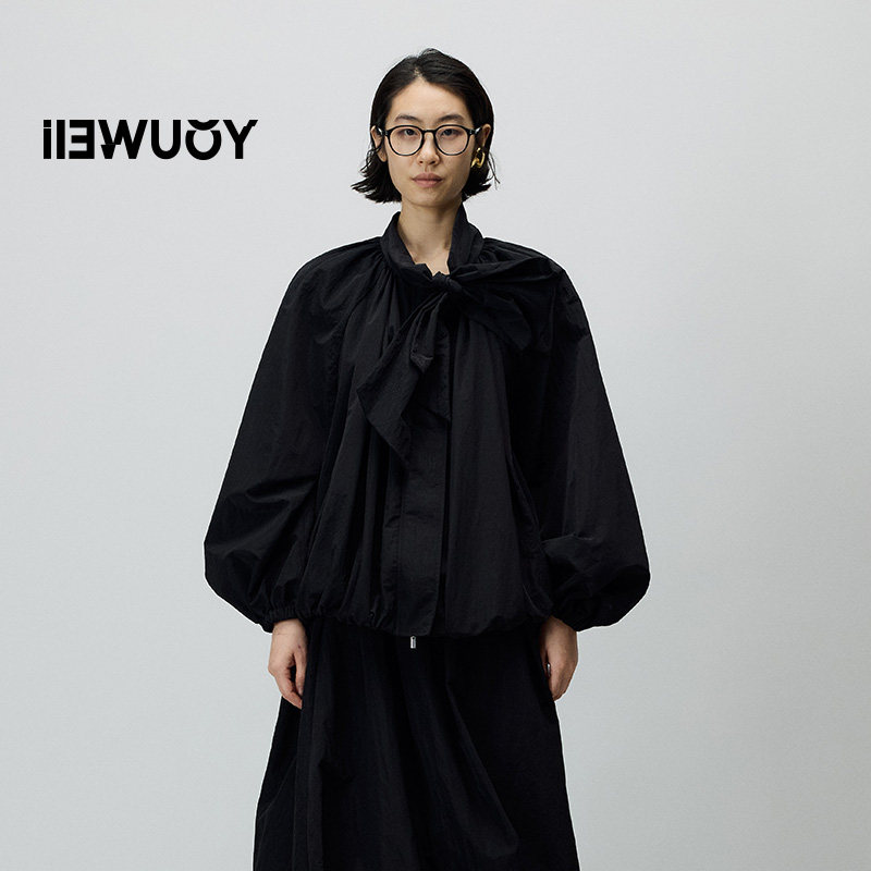 YOUWEI有尾2026秋季新品蝴蝶结度假夹克外套Y2326309