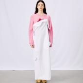 YOUWEI有尾2025春季 外露Bra立体花吊带长裙Y5725105