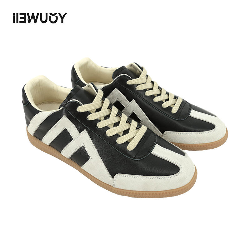 iIEWUOY有尾撞色德训鞋休闲