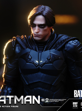 FondJoy泛乐正版DC2022新蝙蝠侠真人头雕手办帕蝠模型摆件男女孩