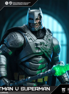 FondJoy泛乐战损版重甲蝙蝠侠DC人偶摆件手办套装玩具男生日礼物