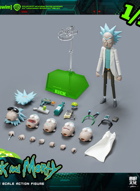 泛乐正版Rick and Morty瑞克和莫蒂手办1/12可动摆件玩具礼物男女