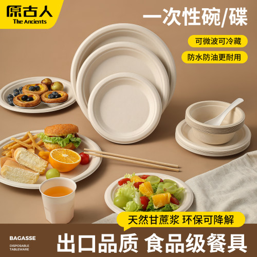 一次性烧烤盘子餐盘食品级可降解