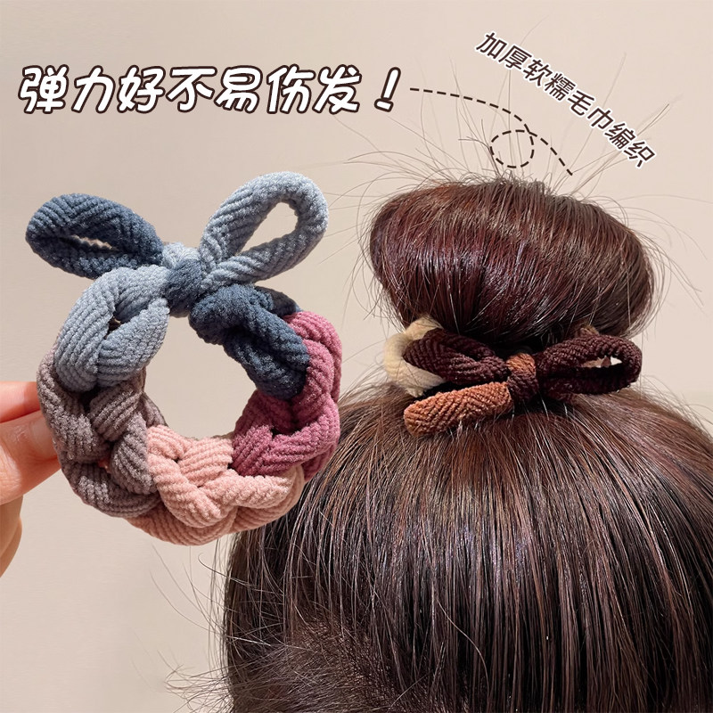 头绳不勒发无扎痕高马尾发绳女成人编织发圈高弹力耐用加粗橡皮筋,饰品/流行首饰/时尚饰品新,发饰,淘宝优惠券,粉丝福利购,淘宝优惠卷