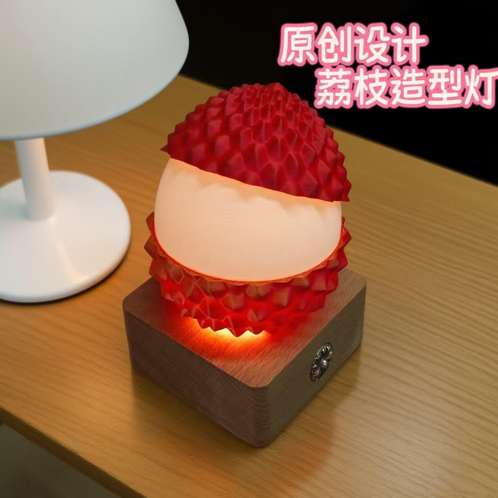 原创设计LED触控3D打印小夜灯