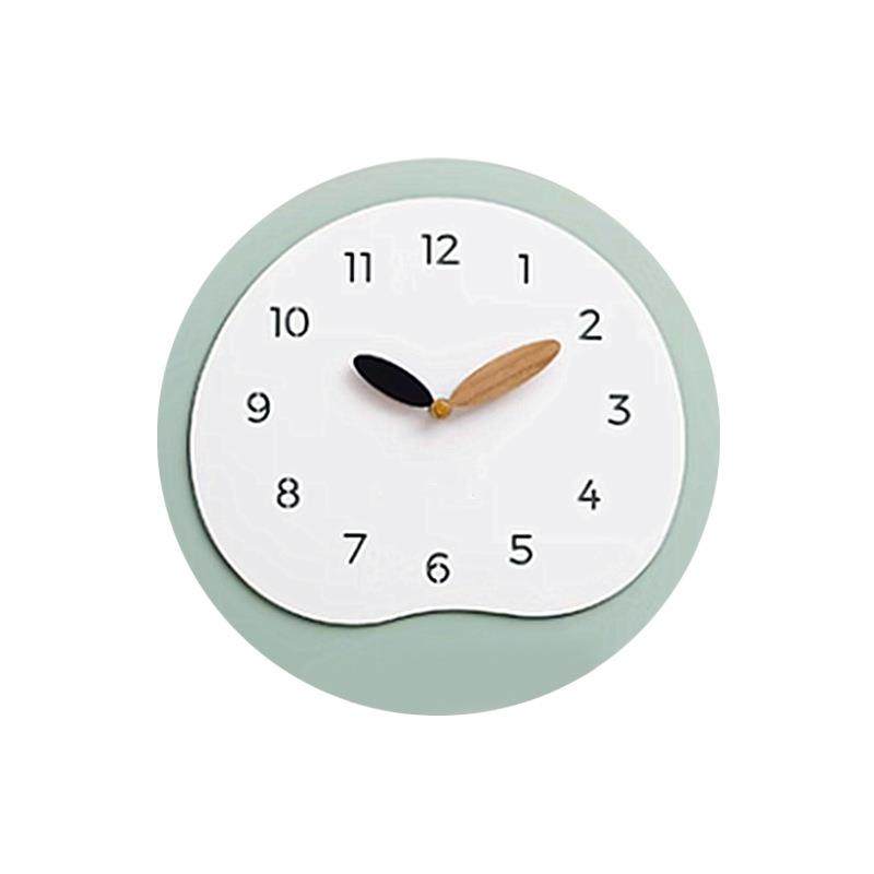 爆款时钟挂墙挂表装饰钟表家用简约欧式MDF木质创意客厅挂钟