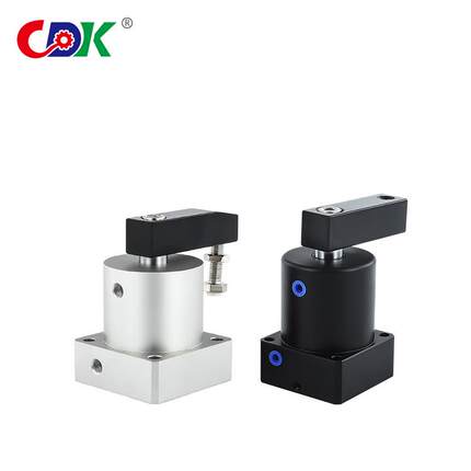 气动转角气缸90度旋转夹紧转角气缸小型气缸SRC25/32/40/50/63