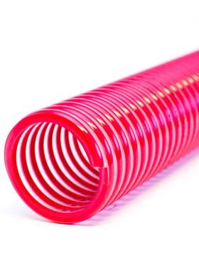 格雷特PVC透明红色螺旋塑料加强食品软管无奢华PS10