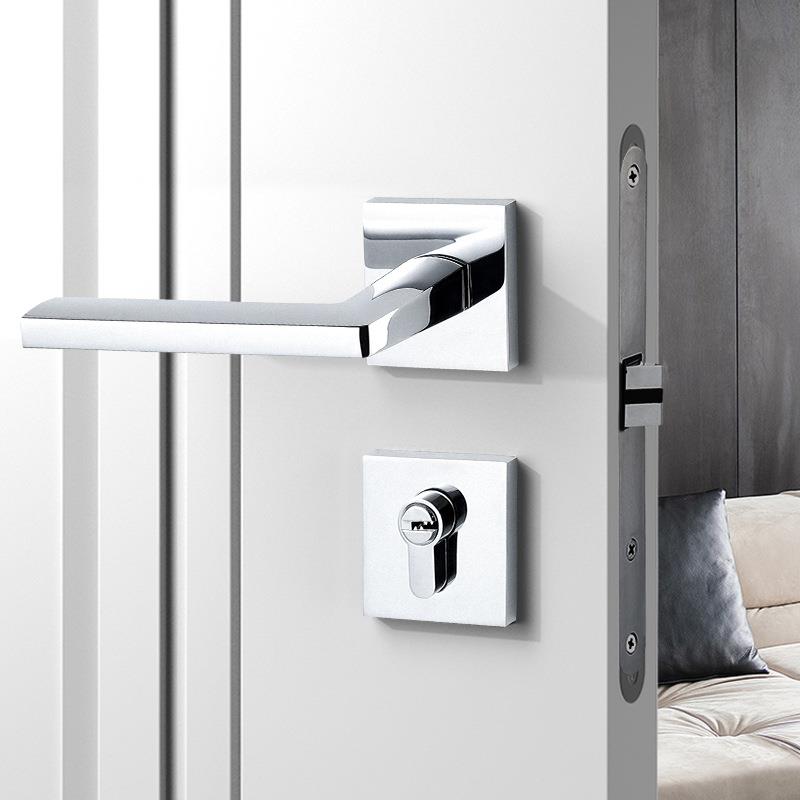 室内门锁分体静音卧室房间木门锁家用简约门锁把手规格齐全
