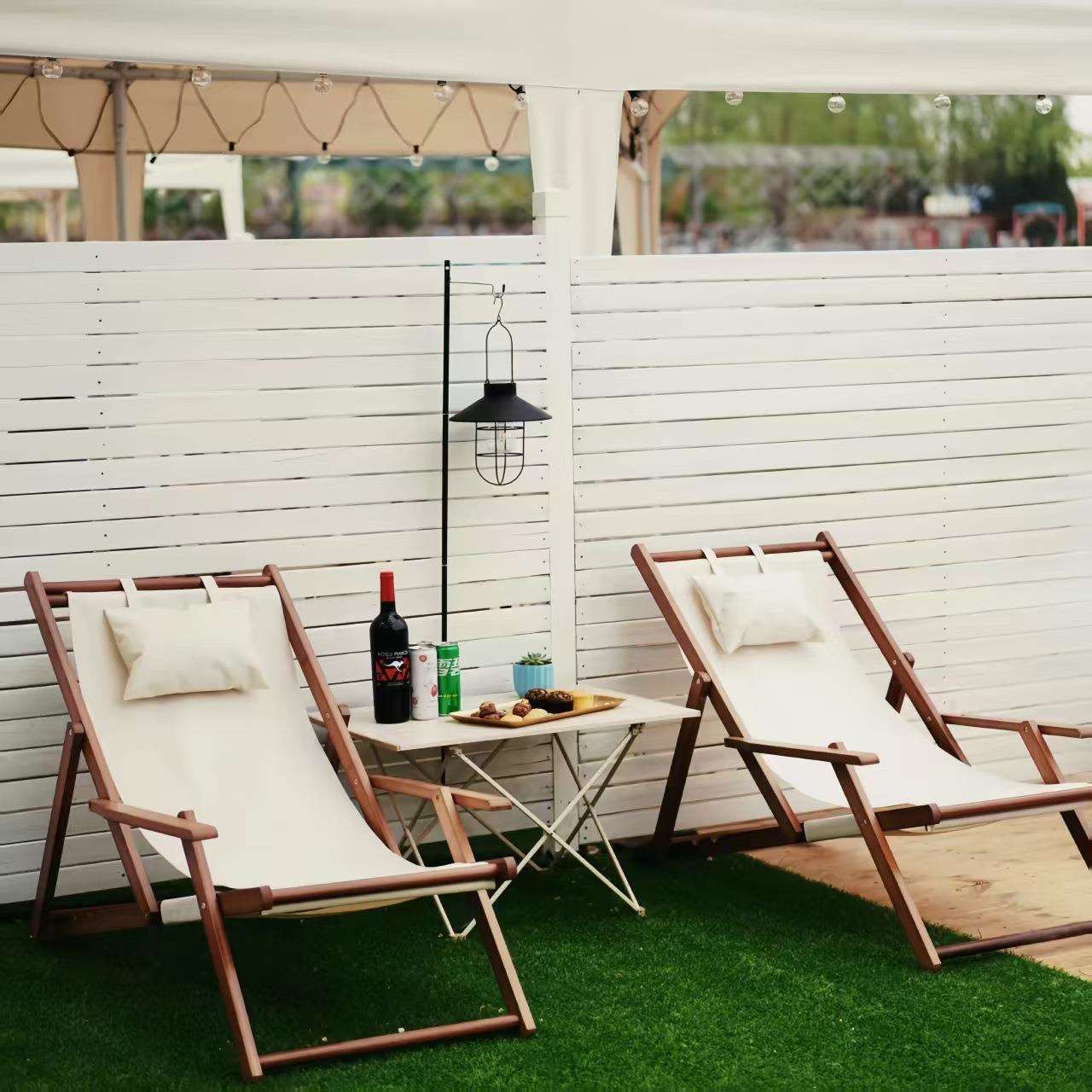 台家用折叠休闲午休户外帆布躺椅可坐可躺午睡露营户外折叠懒人椅