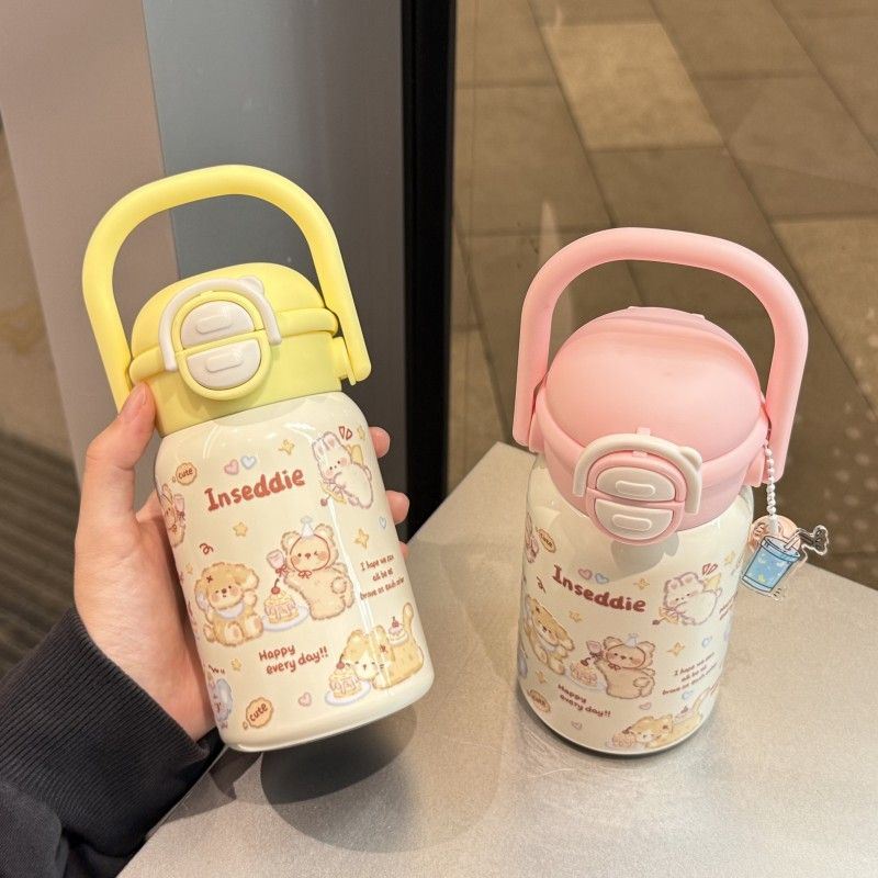 316不锈钢量杯保温杯食品级新款小众礼物304保温杯便携高颜值杯子