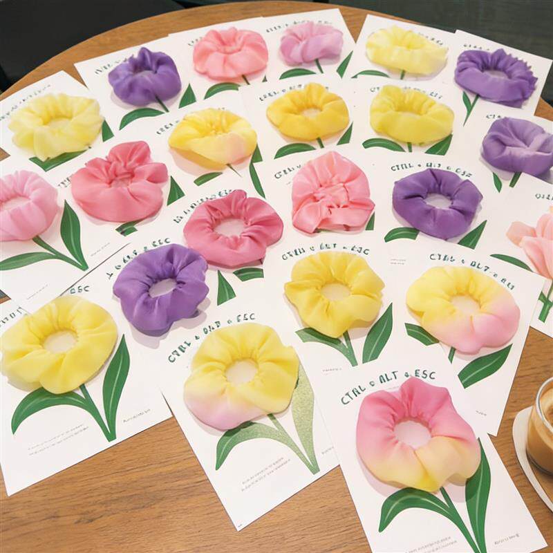 母亲节贺卡手工diy花束幼儿园环创儿童发圈头绳礼物实用送给妈妈