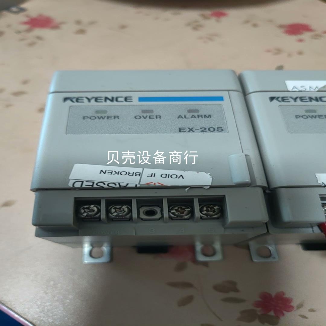 议价【贝壳设备】拆机基恩士 KEYENCE 位移控制器 EX-205，实物拍