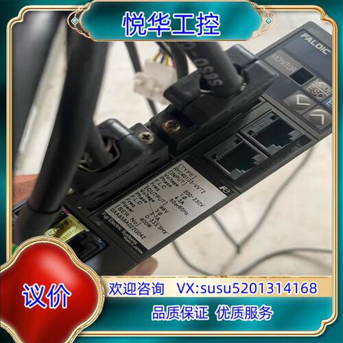 原装富士伺服驱动器400w富士RYC401D3-VVT2装机未使议