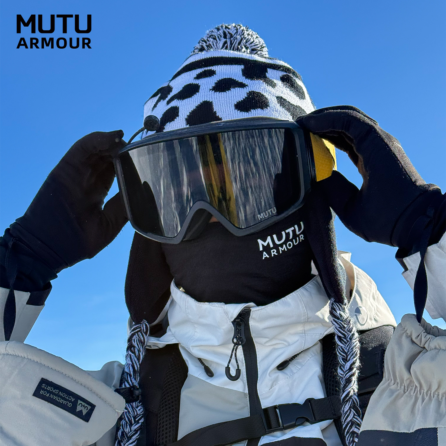 MUTU电加热滑雪眼镜磁吸防雾