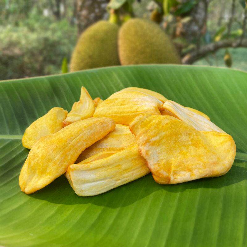 云南西双版纳特产菠萝蜜干水果干 干脆片脱水果蔬包邮