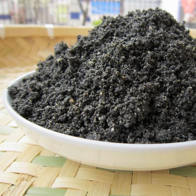 【】现磨熟黑芝麻粉500g 纯的 现炒现磨
