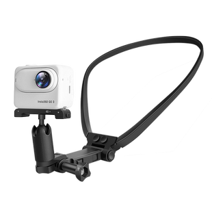 挂脖支架适合影石insta360go3 3S GO Ultra配件拇指相机项圈挂脖固定第一人称拍摄挂脖骑行拍摄支架固定拍摄