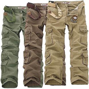 Cotton Big Cargo Camo trousers pants leisure Men& Man 39;s