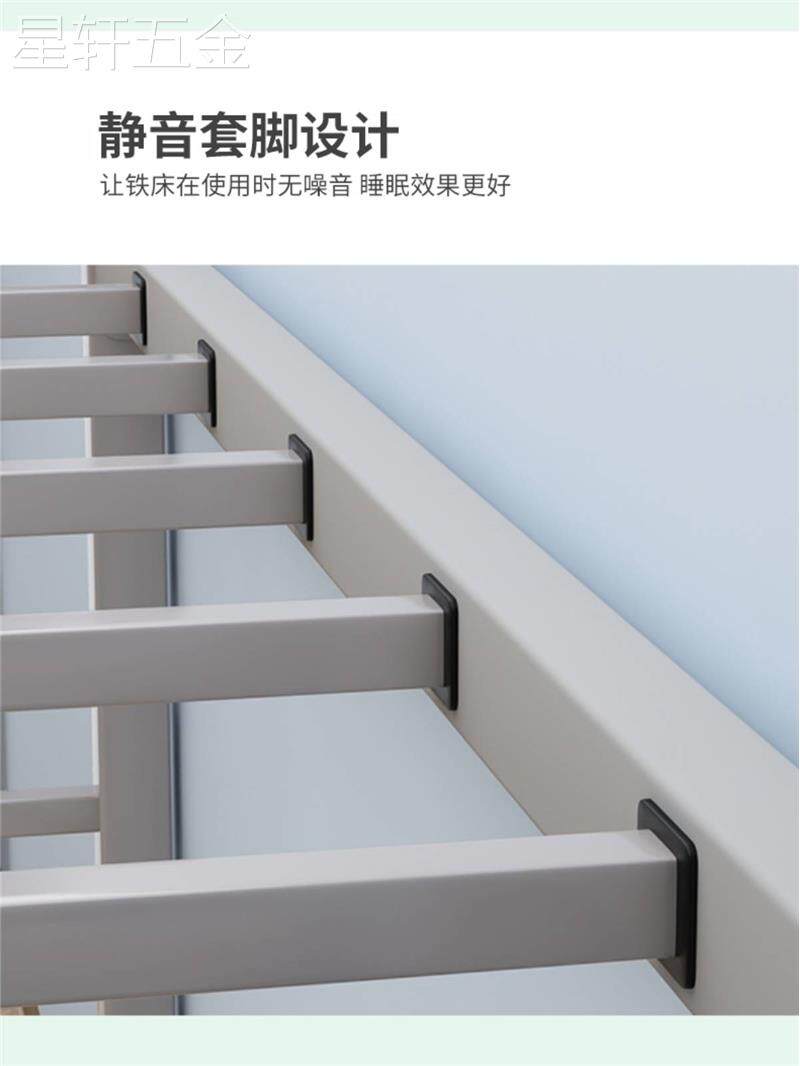 上下铺铁床双层铁架床双人员工宿舍上下床工人学校架子高低铁艺床