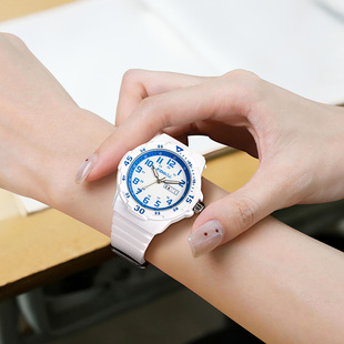 FIDODIDO「伴读表」男女款 初高中学生双日历静音考试专用石英手表