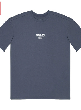 PrimoFightWear圆领短袖精梳重棉T恤灰色