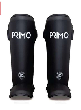 PrimoFightWear泰拳护腿散打护小腿 黑色