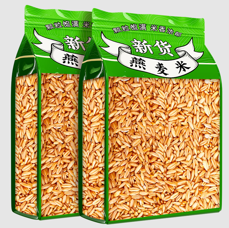 燕麦米新米五谷杂粮农家自产去皮燕麦仁脱壳燕麦主食胚芽米饭粗粮