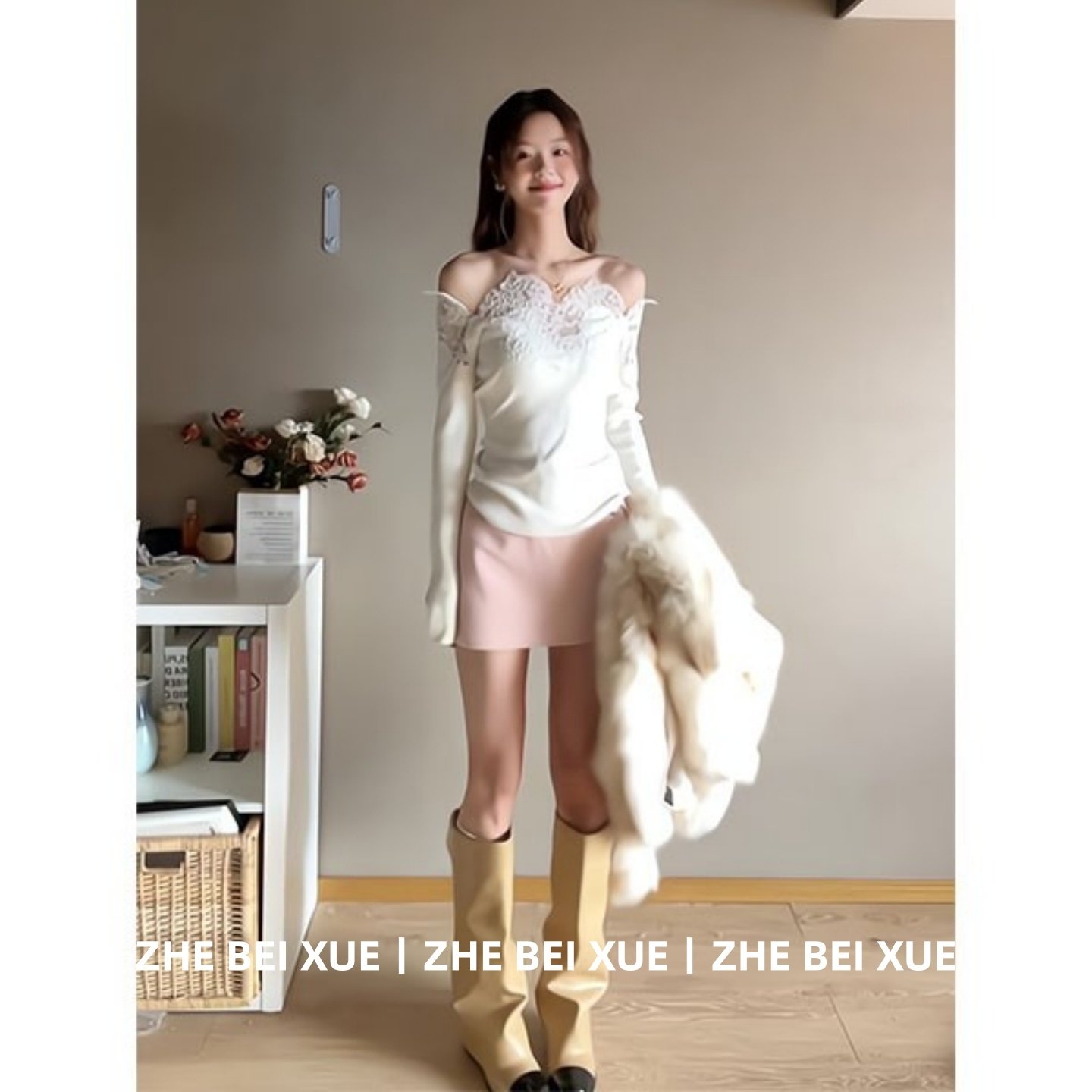 套装女设计感蕾丝露肩长袖针织上衣包臀半身裙独特漂亮冬装一整套,女装/女士精品,时尚套装,淘宝优惠券,粉丝福利购,淘宝优惠卷