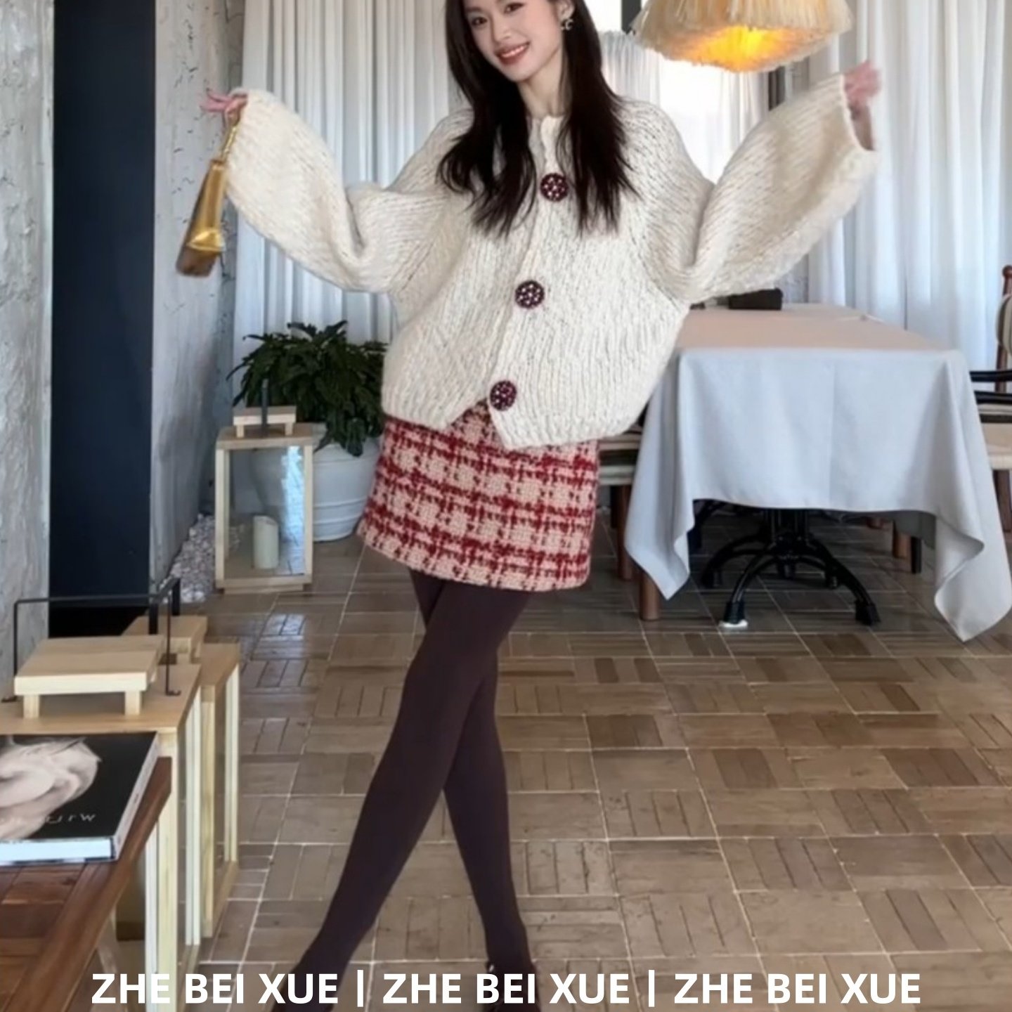 套装女法式小香风针织毛衣高腰显瘦半身短裙子独特漂亮冬装一整套,女装/女士精品,时尚套装,淘宝优惠券,粉丝福利购,淘宝优惠卷