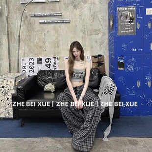 女夏日气质显瘦性感辣妹吊带上衣披肩休闲长裤 套装 ootd穿搭一整套