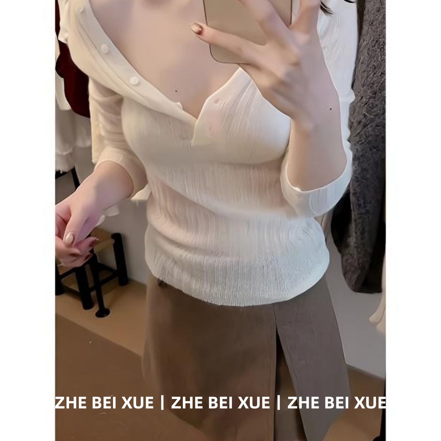 【赠送运费险】长袖上衣半身裙子