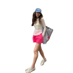夏季套装女新款小个子松弛感辣妹显瘦薄款防晒长袖针织衫休闲短裤
