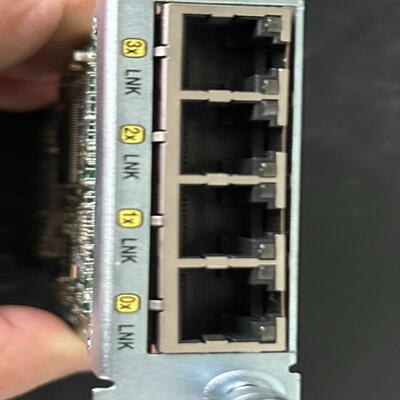 思科模块EHWIC-4ESG全新拆机到货几个，有兴趣的私信