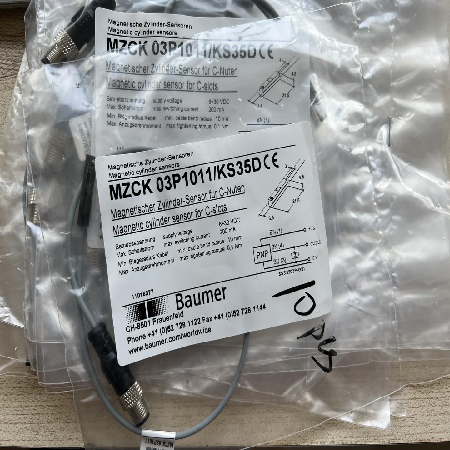 堡盟baumer德国堡盟磁性开关