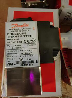 丹佛斯 压力传感器 mbs 5100 060N1260 全新