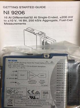 NI-9206电压采集模块全新正品保证，需要的