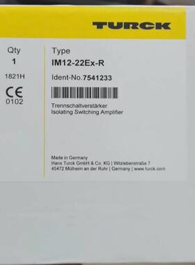 图尔克全新的TURCK隔离栅，型号IM12-22Ex-R