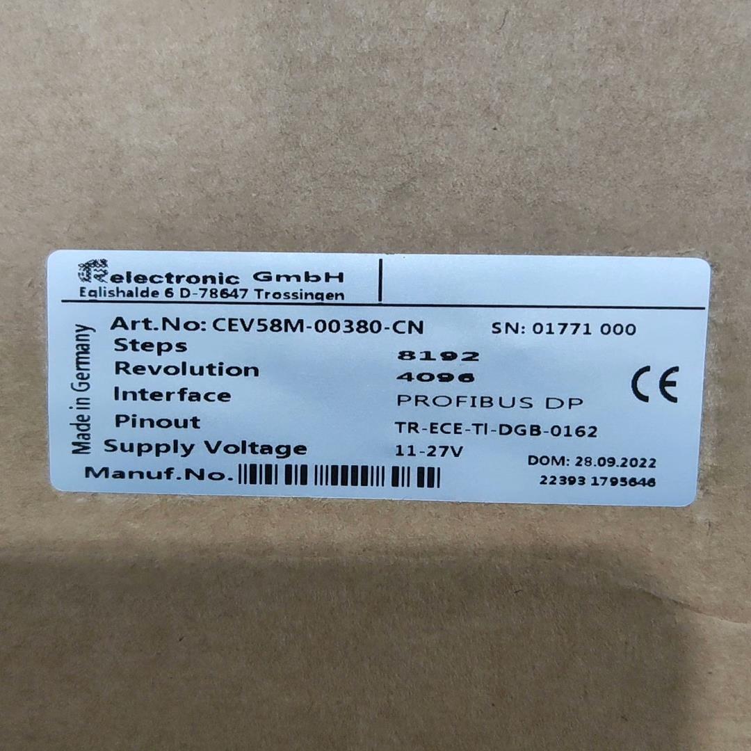 帝尔编码器  CEV58M-00380-CN  全新带装四