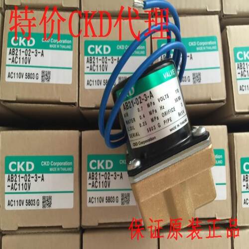 CKD电磁阀AB21-02-2/3/5/A/-AC220V-DC24V AB21-02-3-A-DC24V