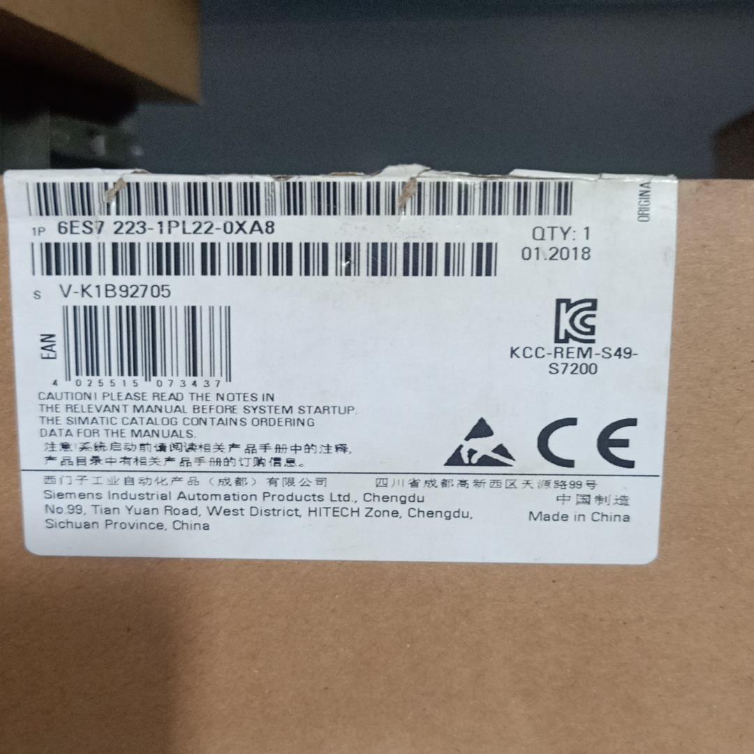 6ES7 223-1BL22-0XA8全新原装西门子模块售出