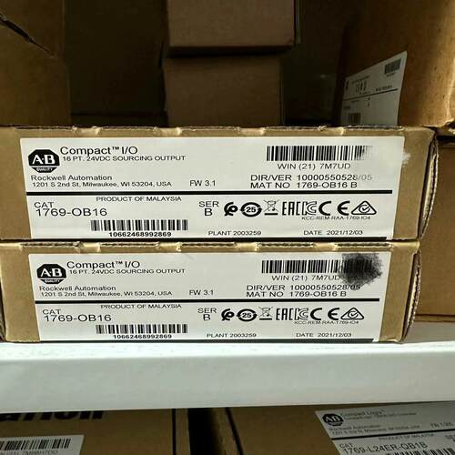 AB罗克韦尔模块 1769-OB16全新原装正品现货，实采联