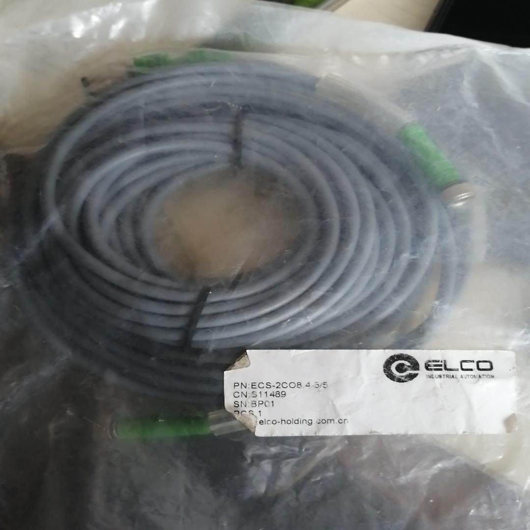 宜科正品宜科ELCO连接线ECS-2C08.4-5/5 PV