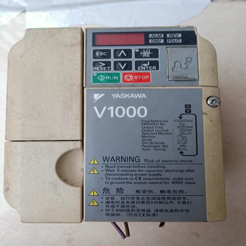 【工控自动化】安川变频器0、75KW。C丨MR-VB4A0004BBA，二议价