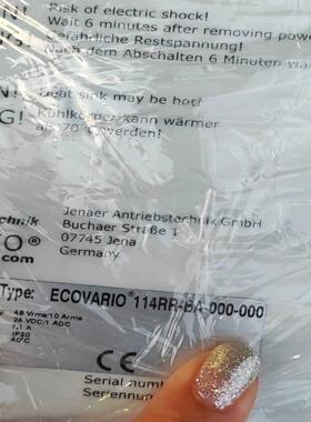 【汇生】德国/ECOVARIO伺服驱动器拆机驱动器成色新拆机ECOV【议