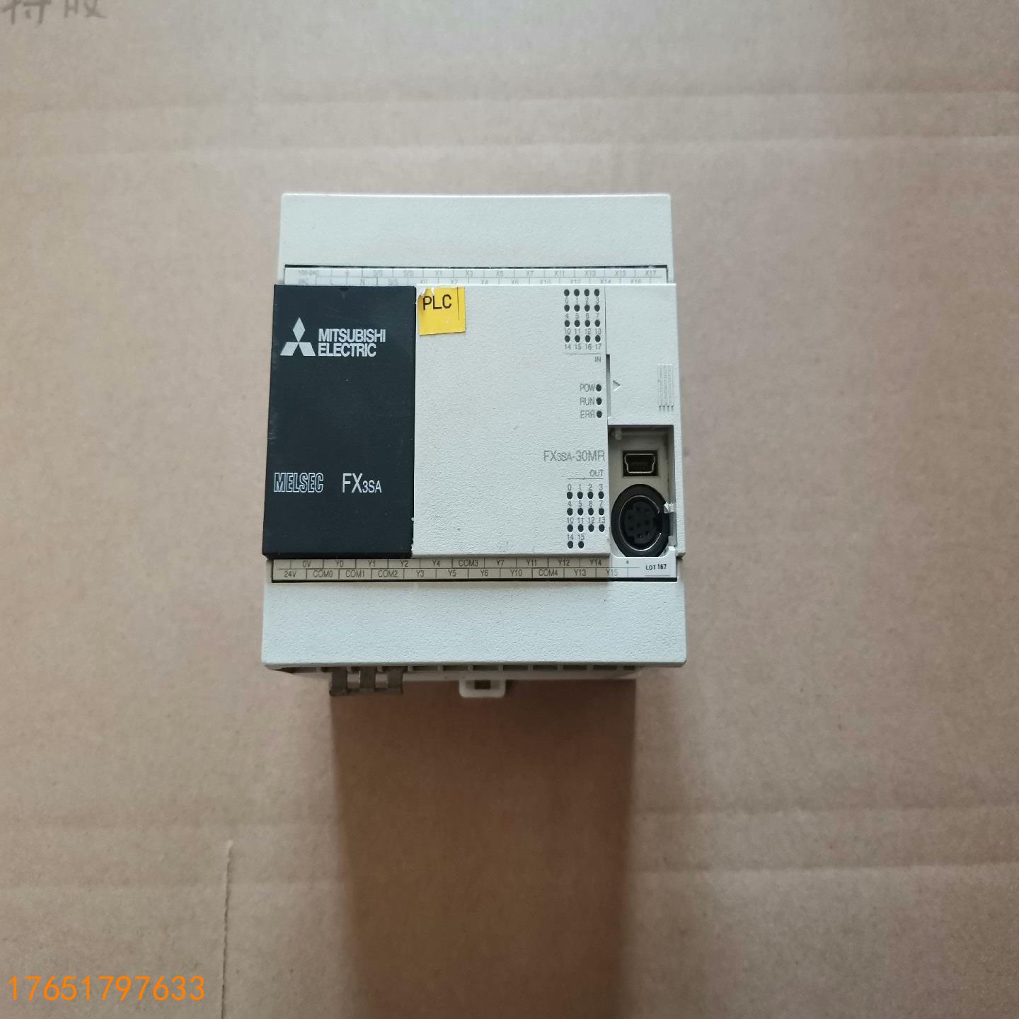 议价议价FX3SA-30MR-CM三菱PLC  拆机包好 实物图