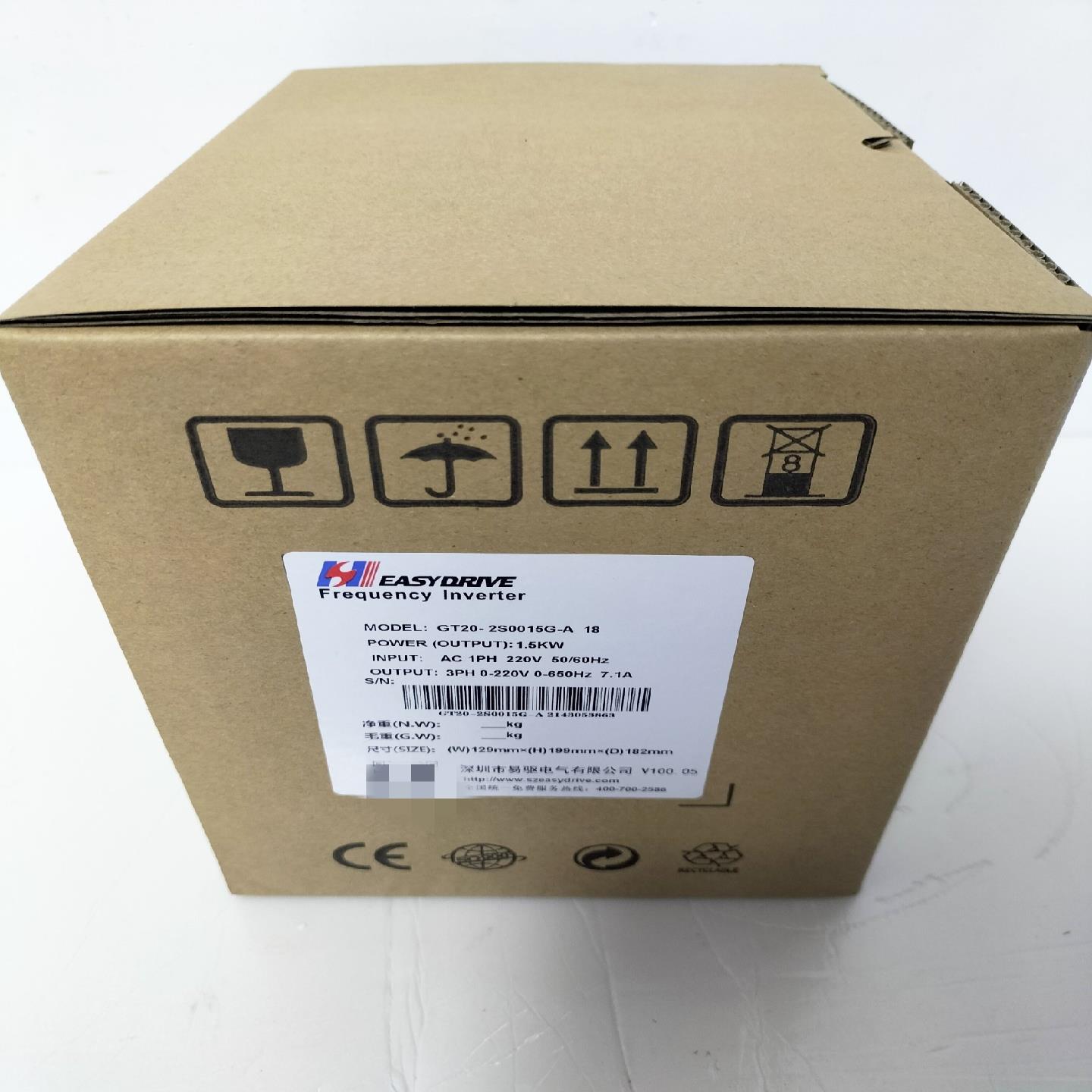 易驱变频器GT20-2S0015G-A全新原装正品，带面板1