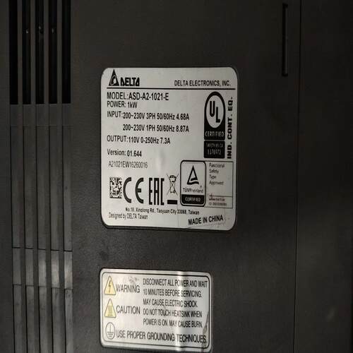 （设备配件）1021-台达A21KW--成色 如图  功能 EA2ASD