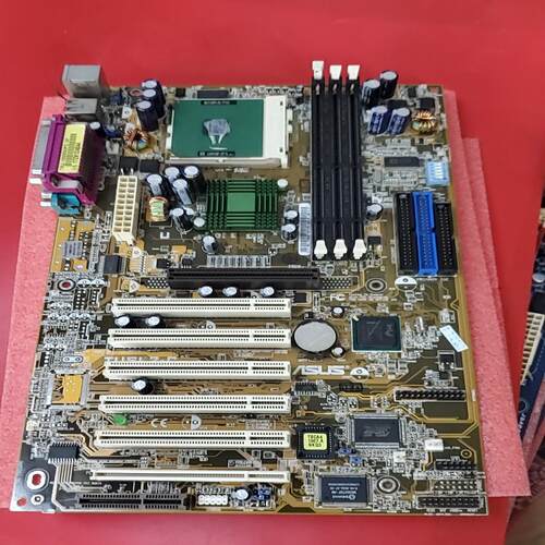 华硕TUSL2-C/CUSL2-C主板功能正常好用送CPU